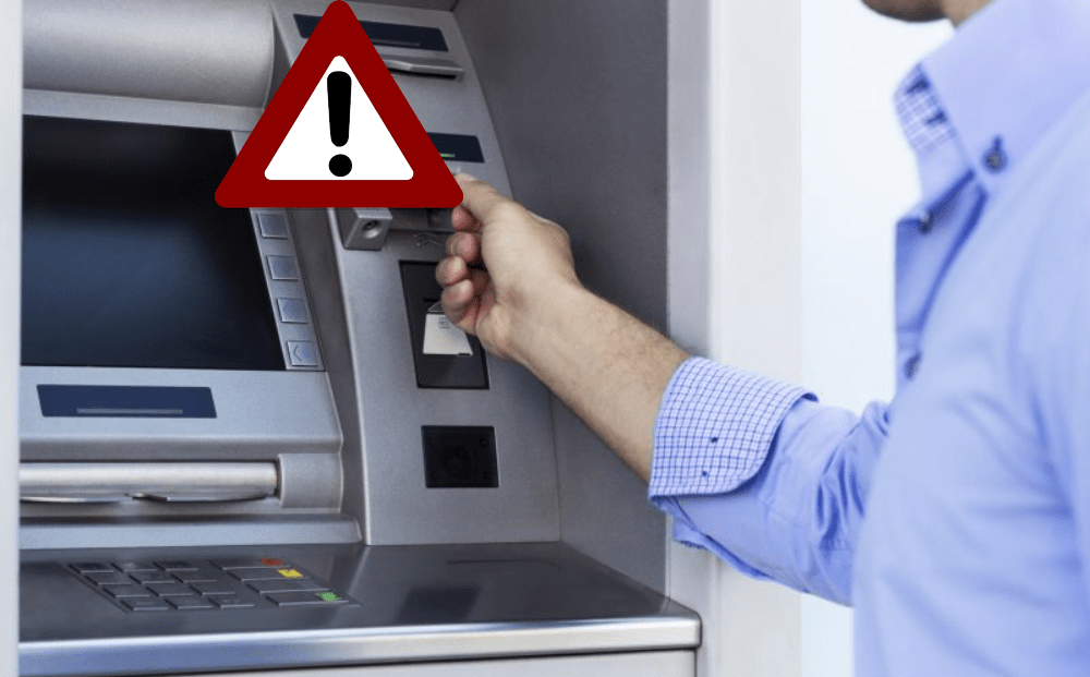 Problemy z bankomatami